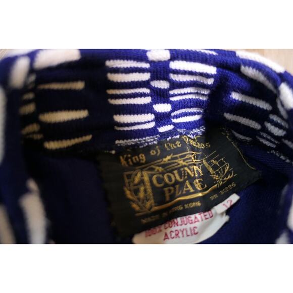 VINTAGE King of the Ponchos Country Place Women Zipper Poncho Cape Fringe Sz 12 - Picture 2 of 16